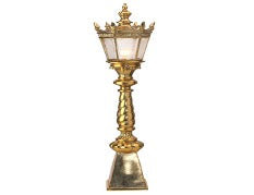 FAROL DORADO CON LUZ 61 CM