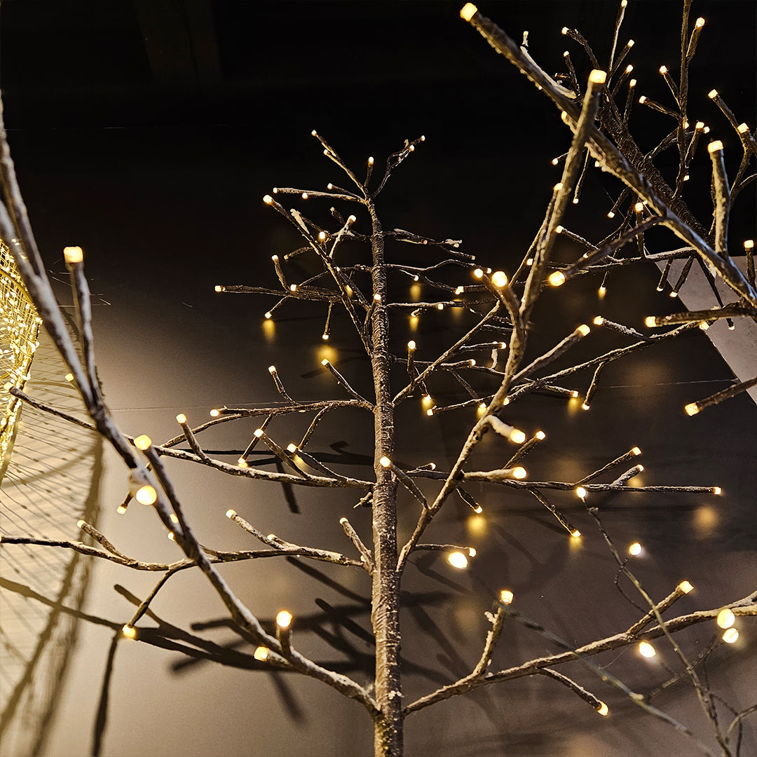 Modelo A árbol negro micropuntos 800 LED color blanco cálido, UL IP44 24V6W 5  150cm  1U/U