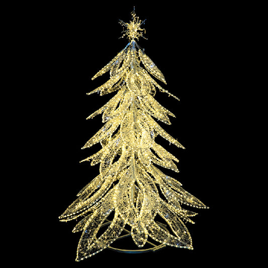 CHRISTMAS TREE CON LUZ LED
Color:  Warm white with 10% flash LED
Indoor & Outdoor Use
UV resistance, 100% waterproof
Item Voltage: 24V DC IP65