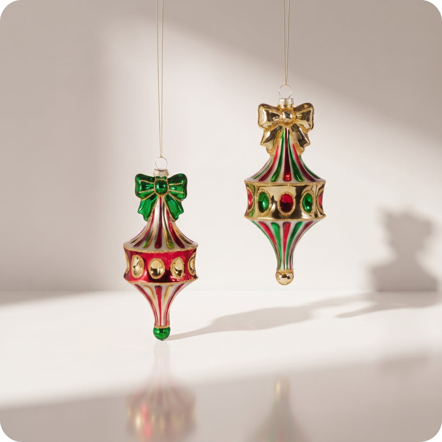 Set de 2 esferas de gota tipo circo