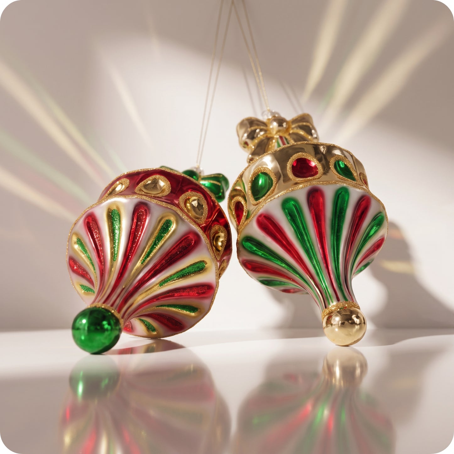 Set de 2 esferas de gota tipo circo