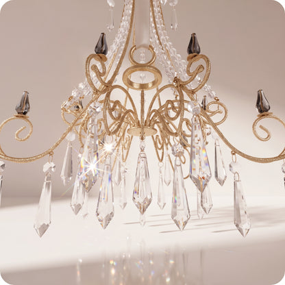 Candelabro dorado