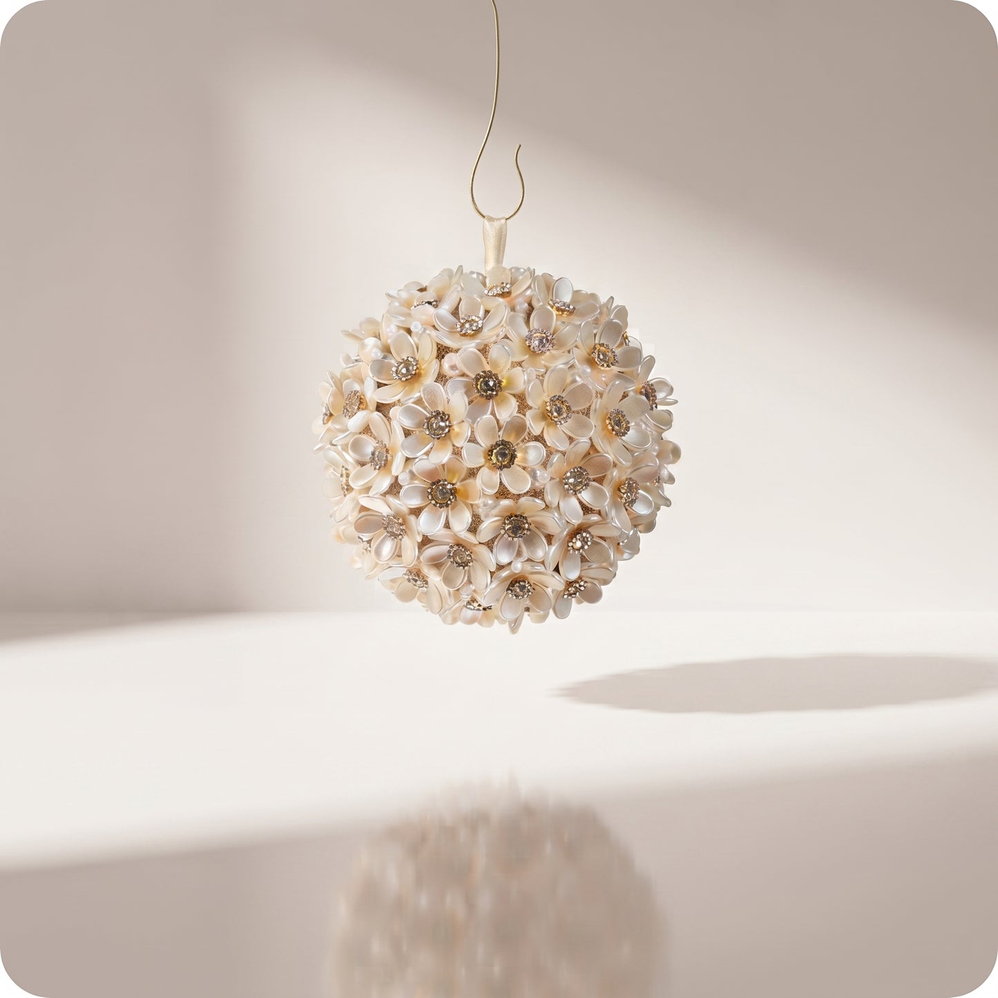 Esfera de flores de perla