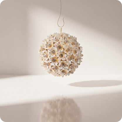 Esfera de flores de perla