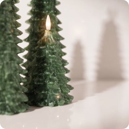 Set de 3 velas de árbol