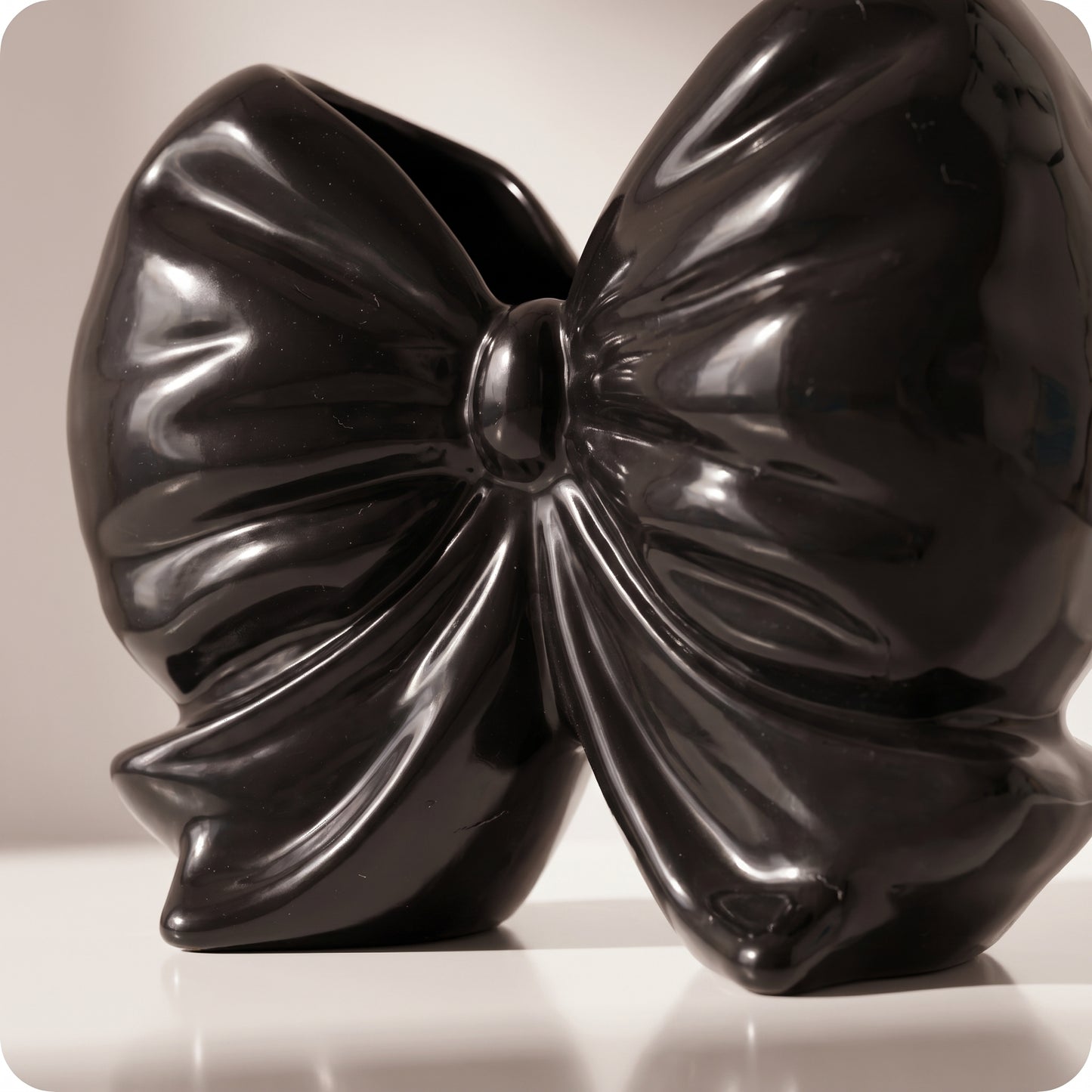 Moño de resina negro