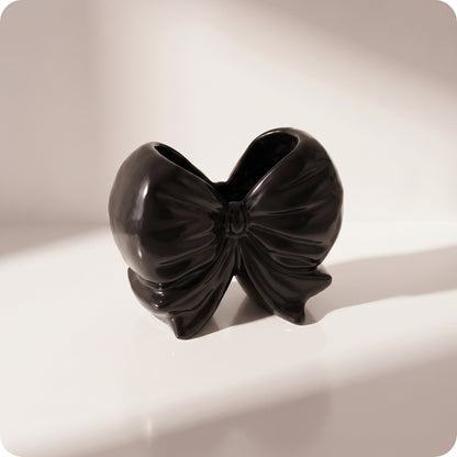 Moño de resina negro