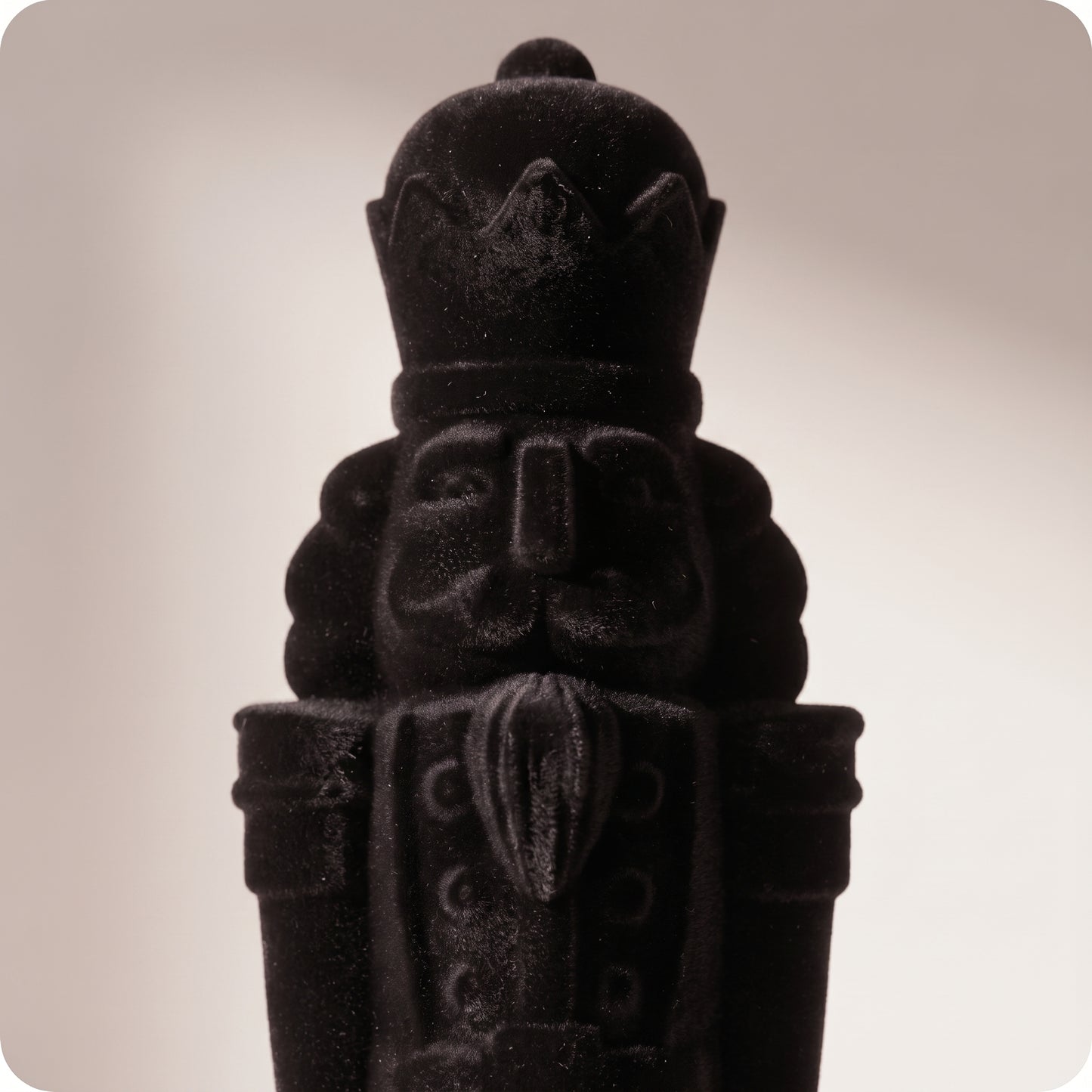 Cascanuez negro de terciopelo