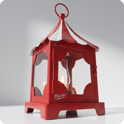 Lantern roja tipo carpa de circo