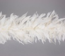 Goose Nagoire Boa 8-10 inch Diameter   2yd --White
