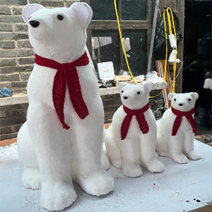 OSO POLAR SENTADO 41 CM