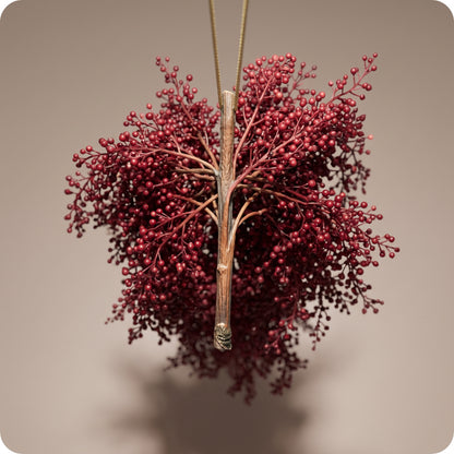 Rama de mini berries rojas