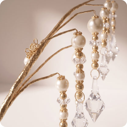 Rama de perlas de cristal