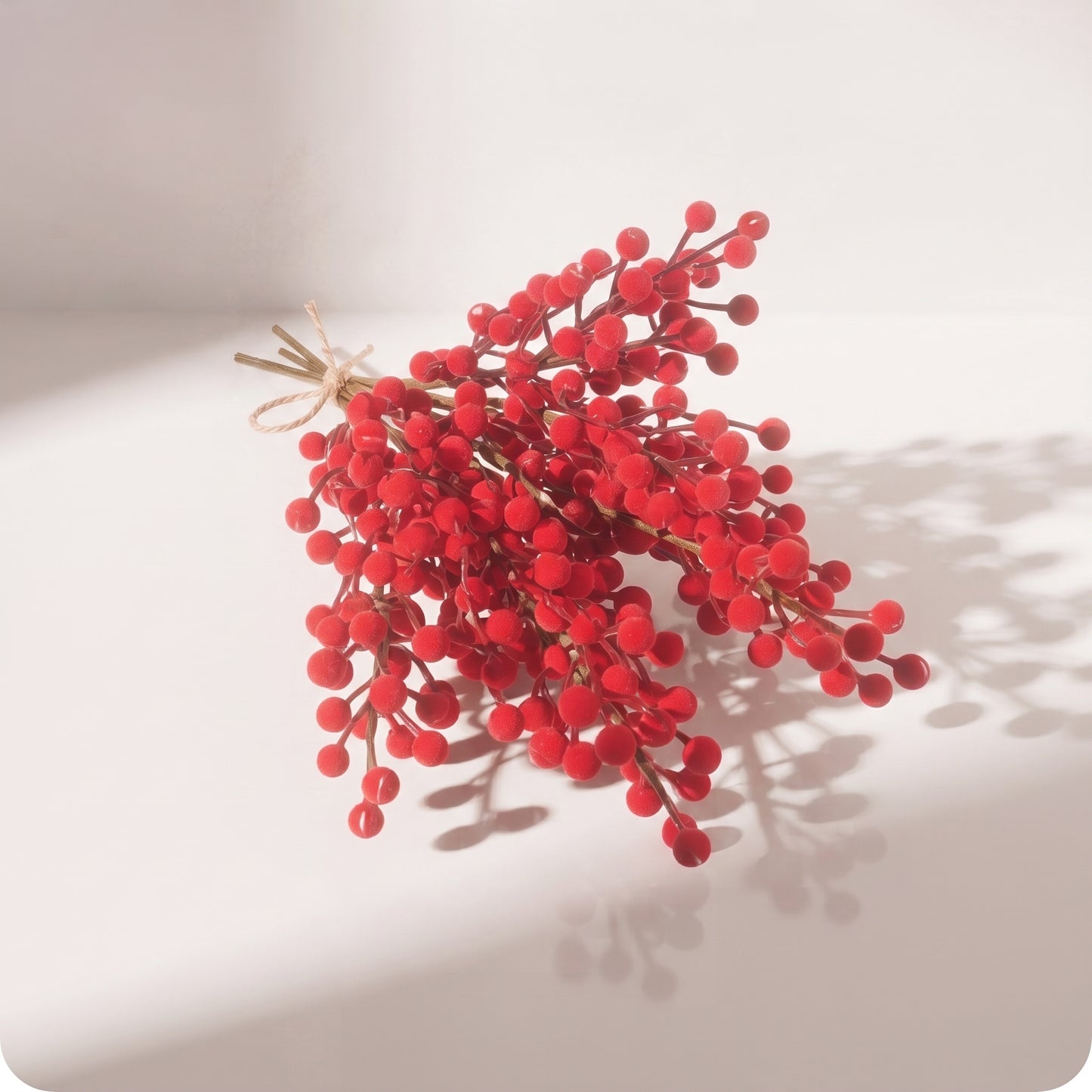 Rama de berries rojas