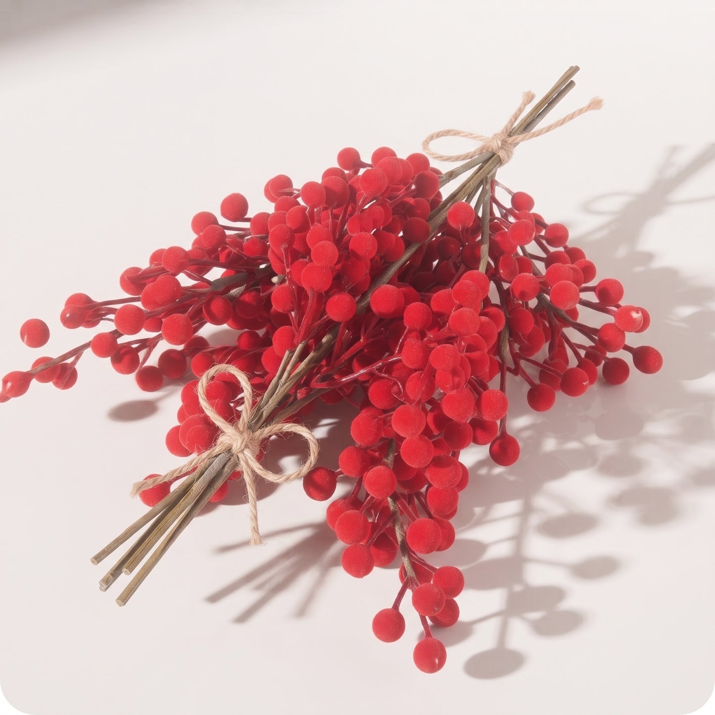 Rama de berries rojas