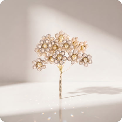 Rama de flores de perla