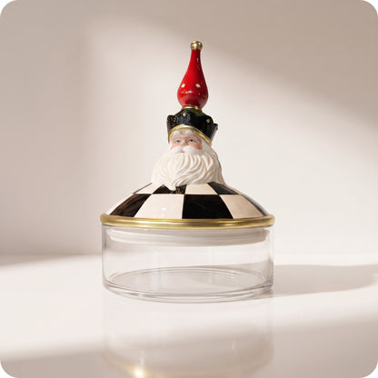 Tarro navidad decorativo multicolor de Santa Claus