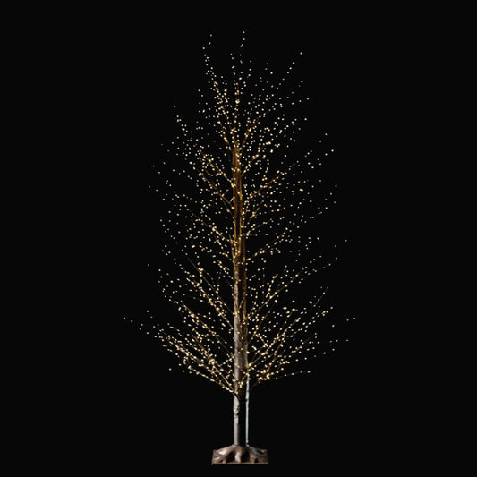 Modelo A árbol negro micropuntos 800 LED color blanco cálido, UL IP44 24V6W 5  150cm  1U/U